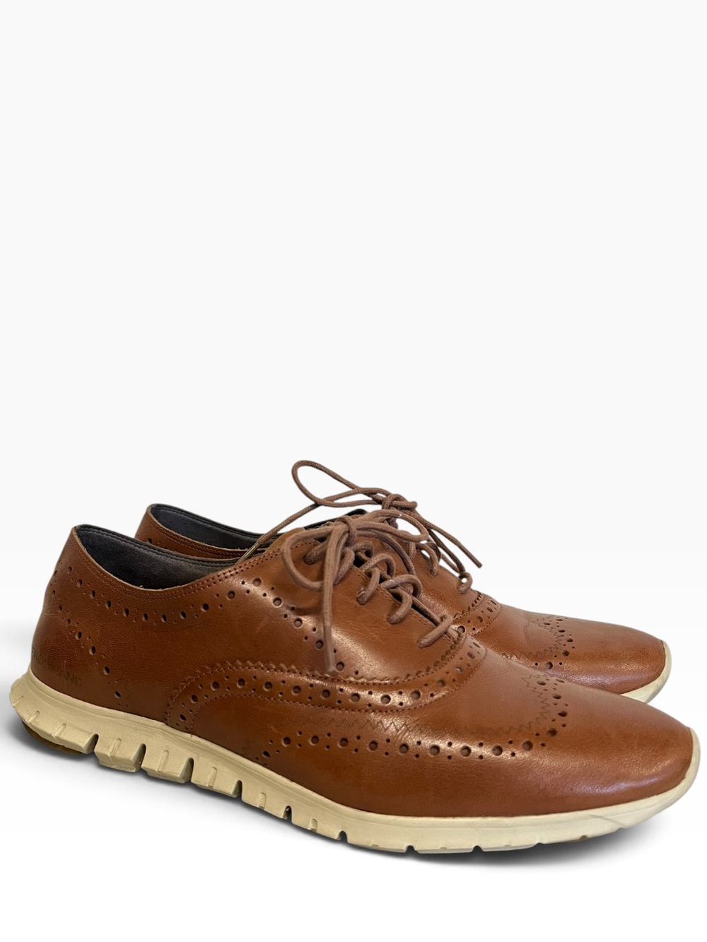 Cole Haan | mens Zerogrand Wingtip Oxford British Tan 9.5